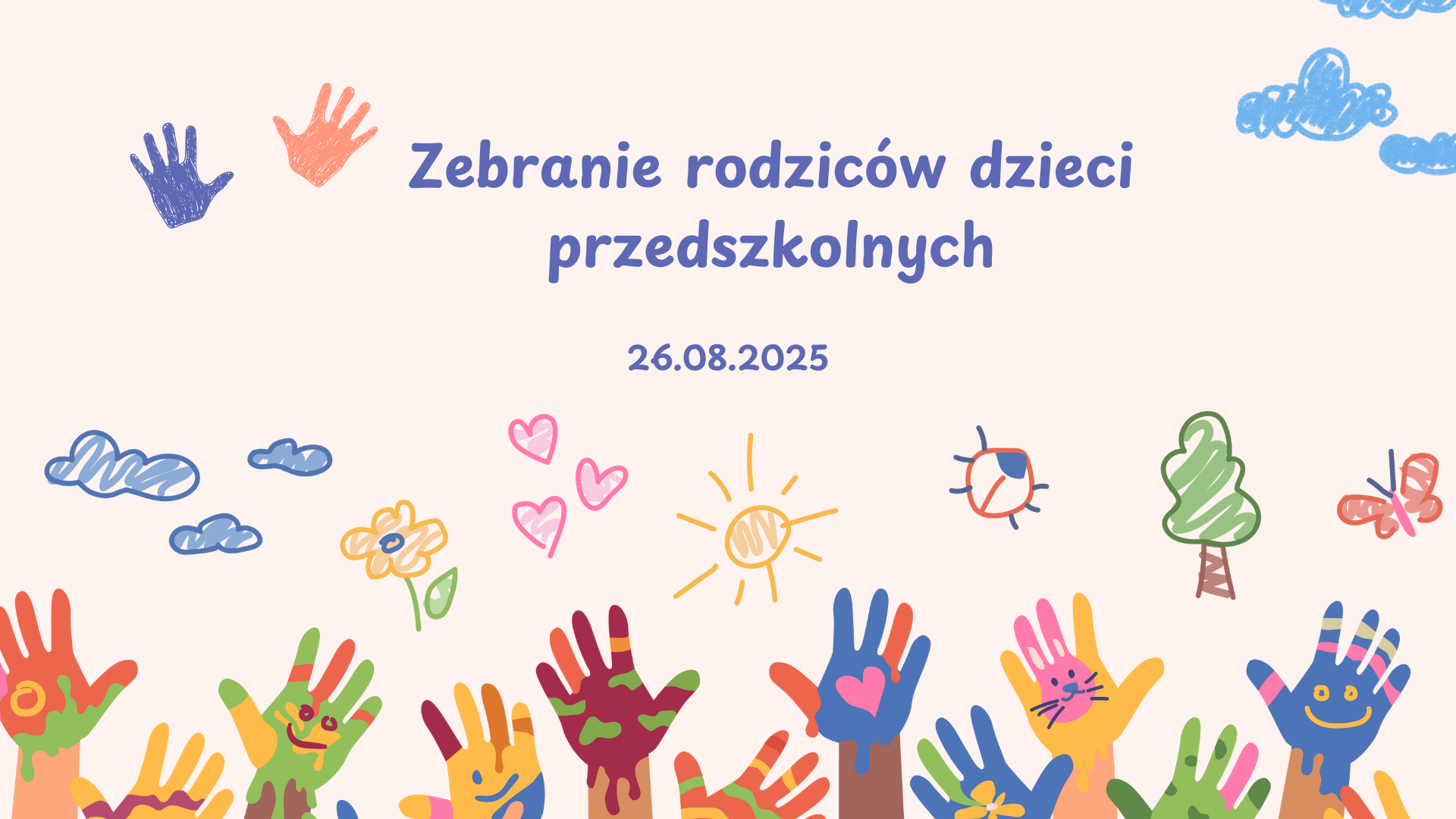 Zebranie rodziców dzieci przedszkolnych