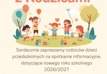 Zebranie rodziców dzieci przedszkolnych