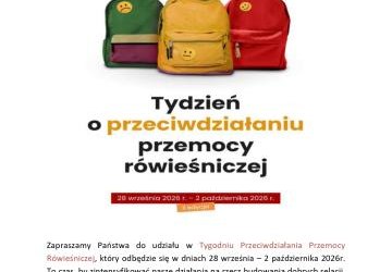 Tydzień Przeciwdziałania Przemocy Rówieśniczej